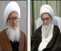 حضور آیت الله العظمی وحید خراسانی در بیت آیت الله العظمی صافی گلپایگانی