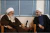 دیدار رئیس محترم جمهور با آیت الله العظمی صافی