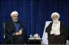 دیدار رییس جمهور با آیت الله العظمی نوری همدانی